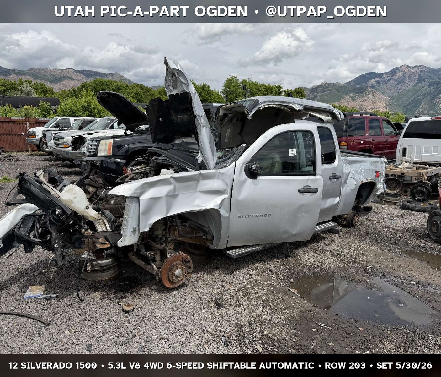 2012 Chevrolet Silverado 1500 GMT900 Parts - UTPAP Ogden