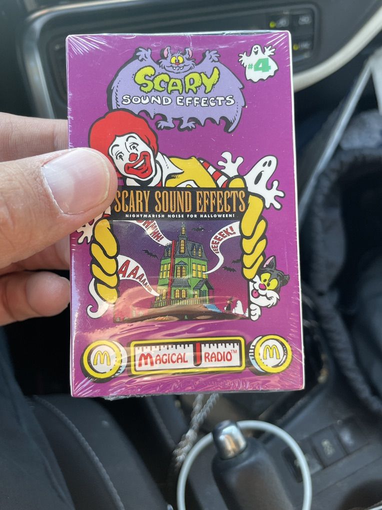 1995 MCdonalds Scary Sound Affects tape Sealed