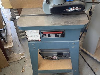 JET JWS-18HO 18" Wood Shaper with DELTA Versa-Feeder Woodworking Power Tool
