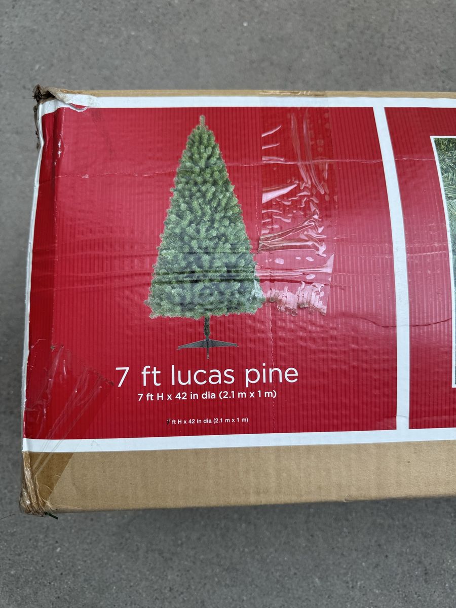 7 ft Lucas Pine Artificial Christmas Tree Unlit (841 Tips, 42 in Base)