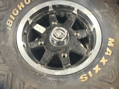 Rims and tires for razor