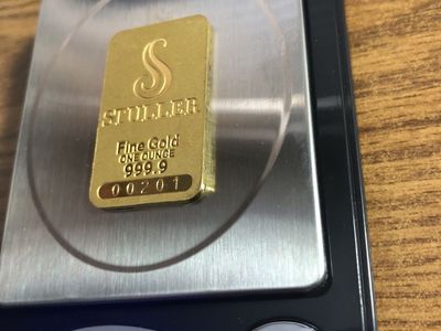 1 oz fine gold bar