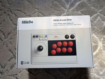 8BitDo Arcade Stick for Switch, Windows, Steam, Raspberry Pi - Wireless Bluetooth 2.4G Controller