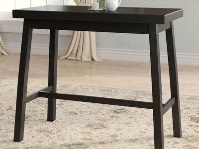 Black counter Height Table