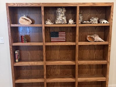 Large 6’ x 6’ Wood Bookcase – $100 OBO