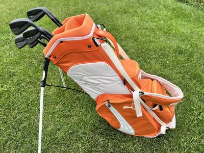 Cobra King Forged Tec irons and puma bag
