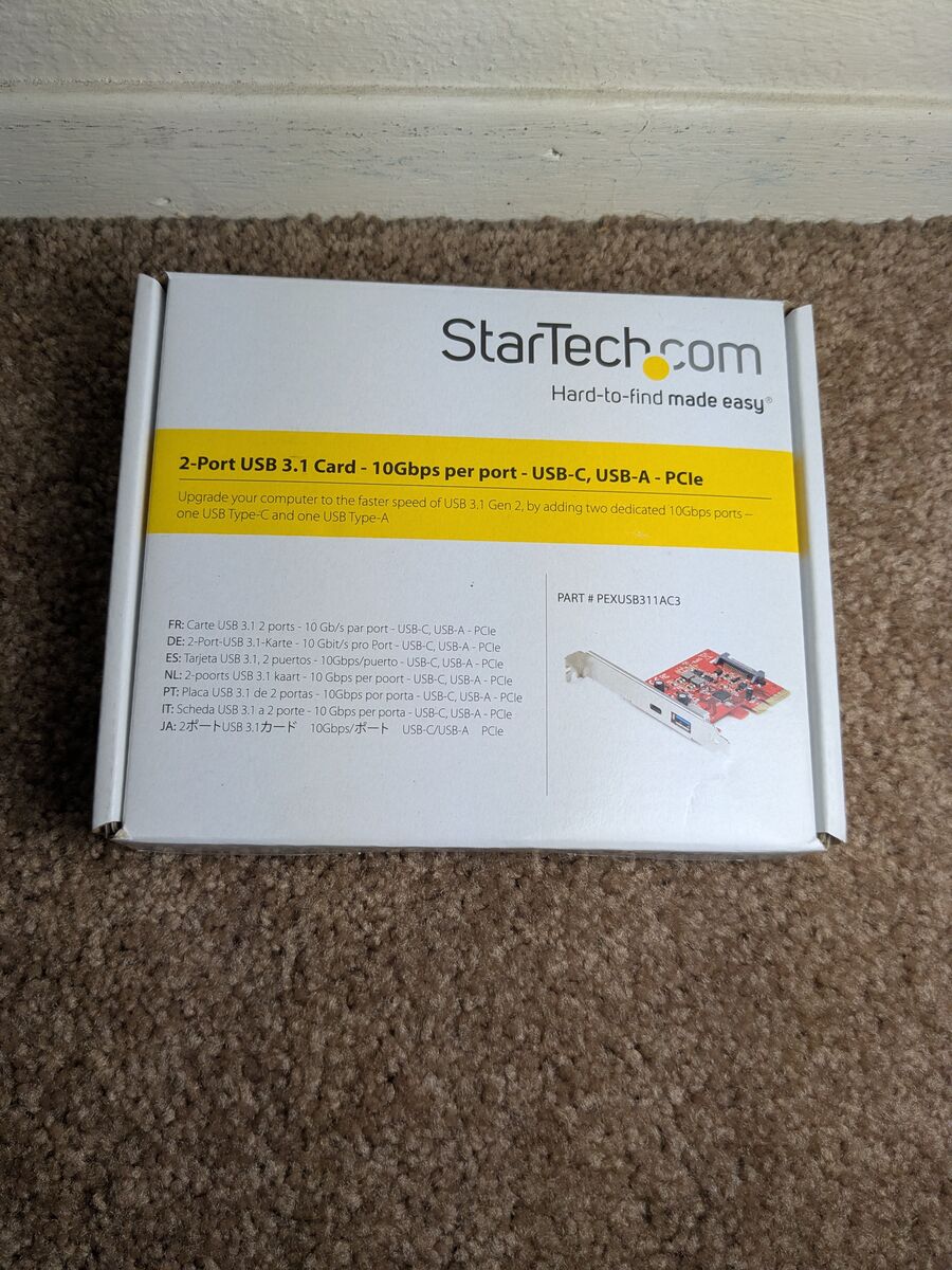 Startech motherboard expansion card - USB-C + USB-A