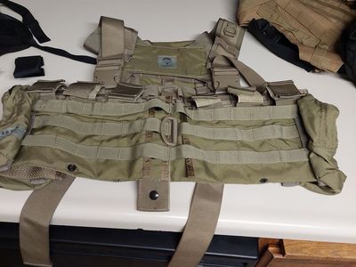 Real and Airsoft Chest Rigs, Pouches, Holsters etc