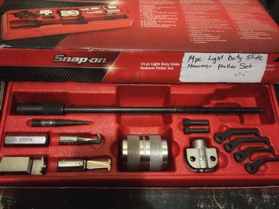Snap-on 14 pc Light Duty Slide Hammer Puller Set