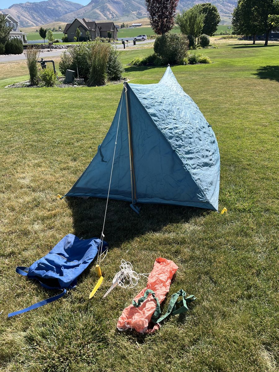 Compact two person, pup tent
