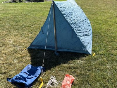 Compact two person, pup tent
