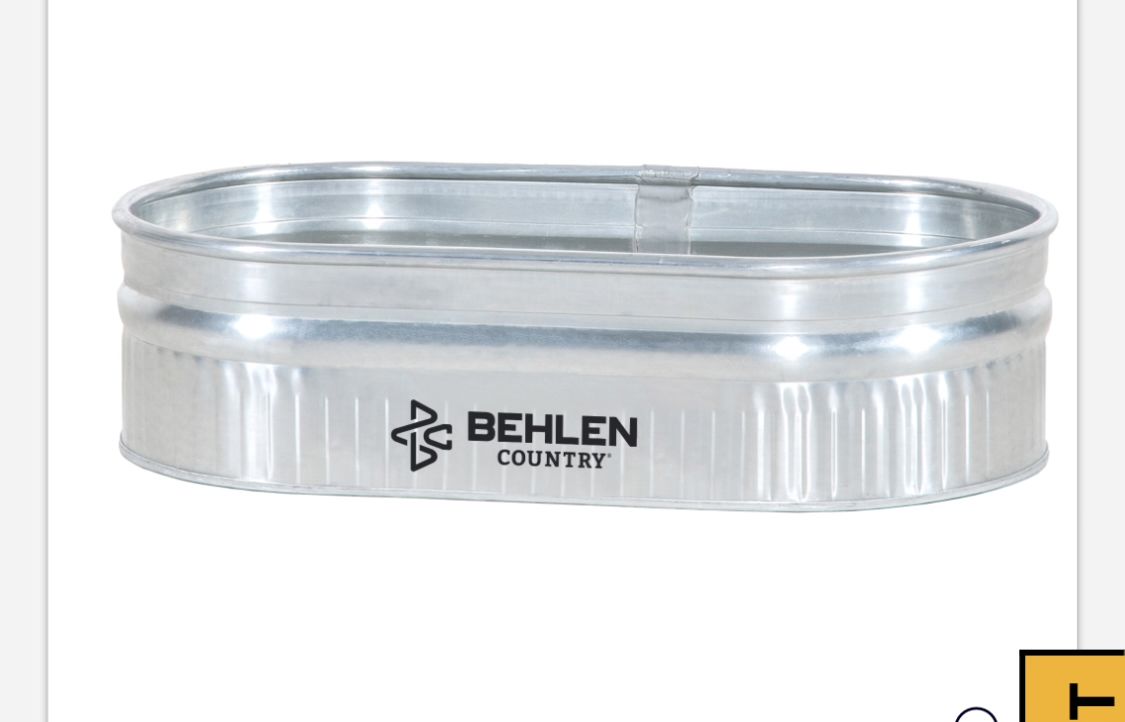 2 Water troughs / Planters