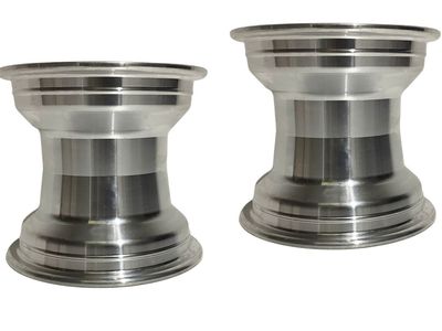 2 Caltric Rear Wheel Rim For Yamaha Banshee 350 YFZ350 1998-2006 9x8.5, 4.5+4