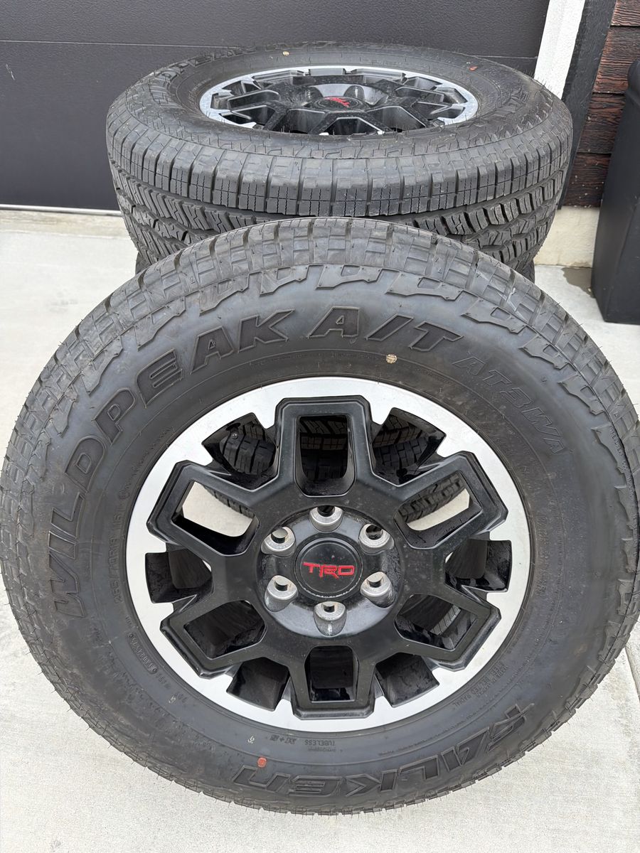 Toyota TRD Wheels with Falken Wildpeak A/T AT3WA 265/70R18 Tires