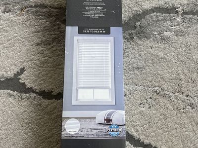 Better Homes & Gardens 36"W x 64"L Faux Wood Blinds - White, Cordless, 2" Slats