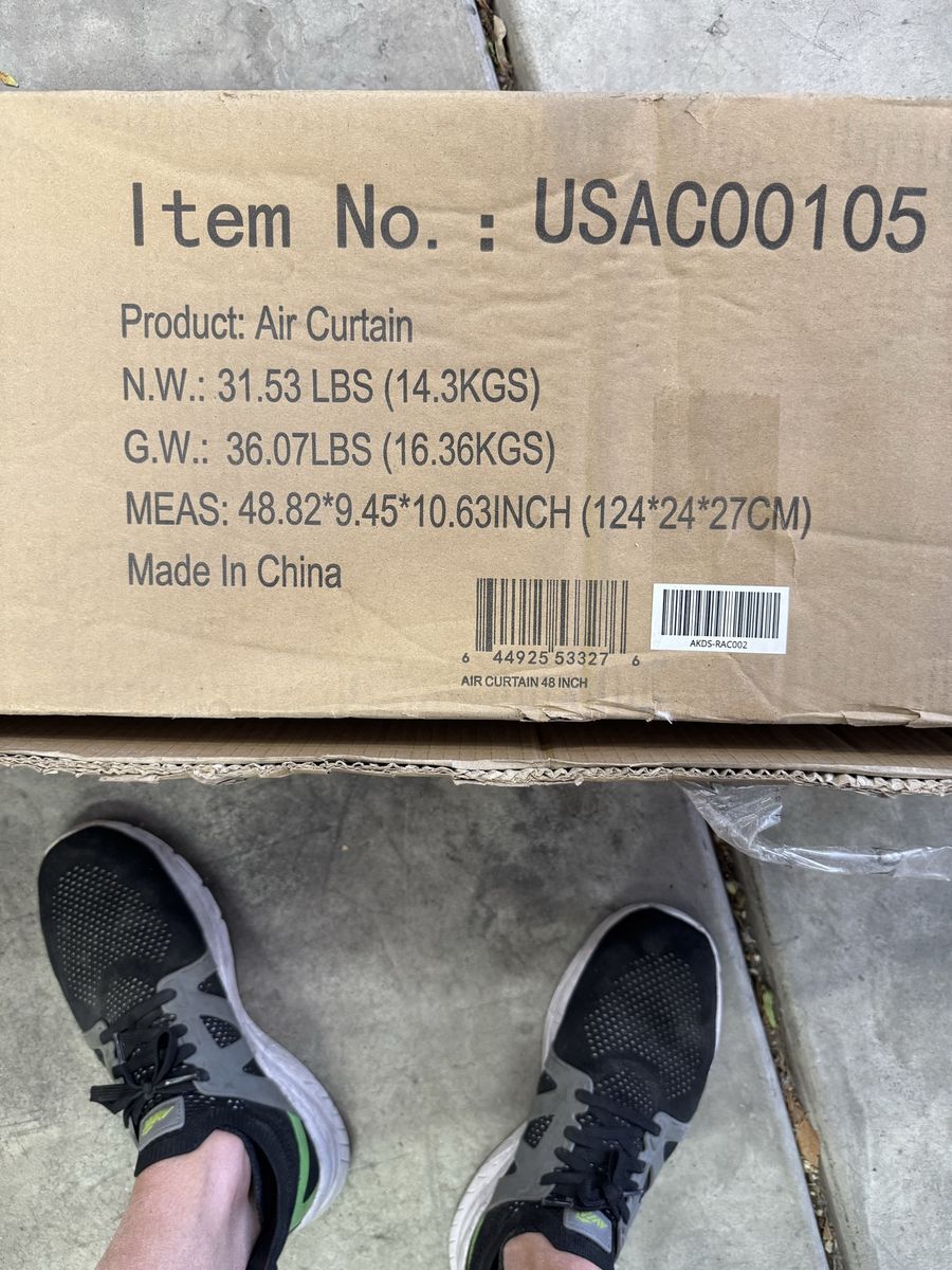 Industrial 48 inch Air Curtain