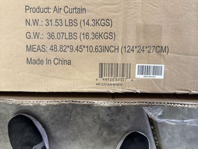 Industrial 48 inch Air Curtain