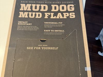Husky Truck Mud Dog Mud Flaps - Front & Rear - NEW and IN BOX - 55000 and 55100