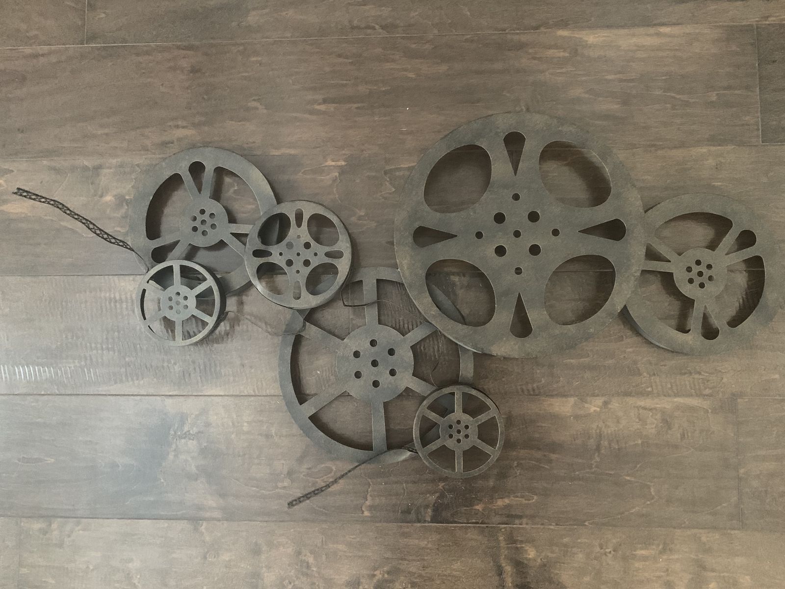 Movie/Game Room Decorative Film Reels