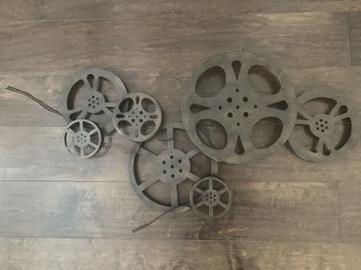 Movie/Game Room Decorative Film Reels