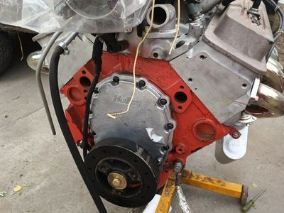 GM 5.7L 350 Small Block Crate Engine - Complete w/ Accessories, Headers, Manifolds