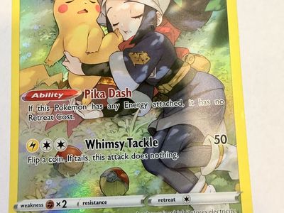 Pikachu TG05/TG30 Trainer Gallery Holo Pokemon Card Used Excellent condition