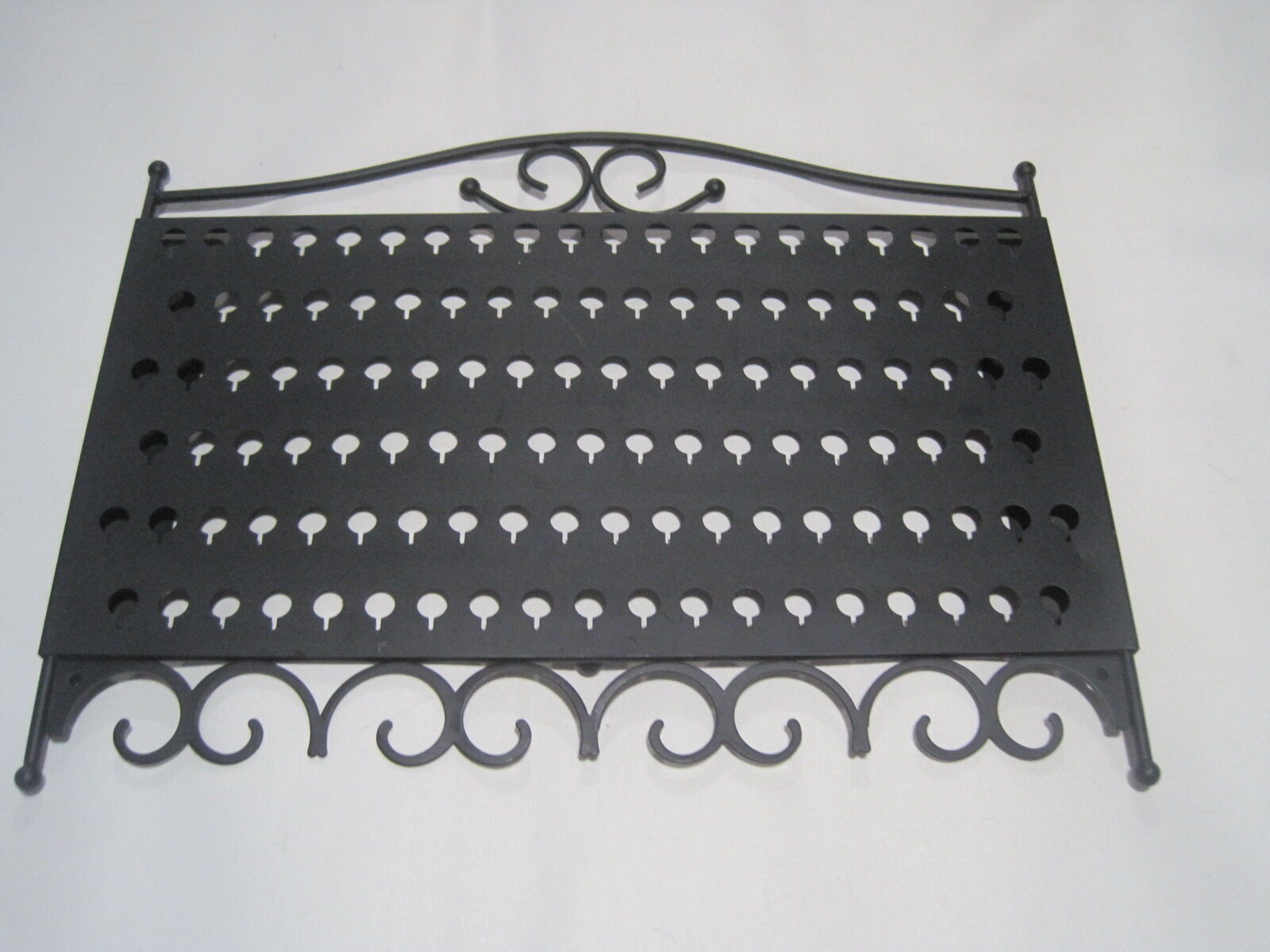 Mango Steam Black Wall Mounted Jewelry & Earring Display Hanger Hooks Organizer