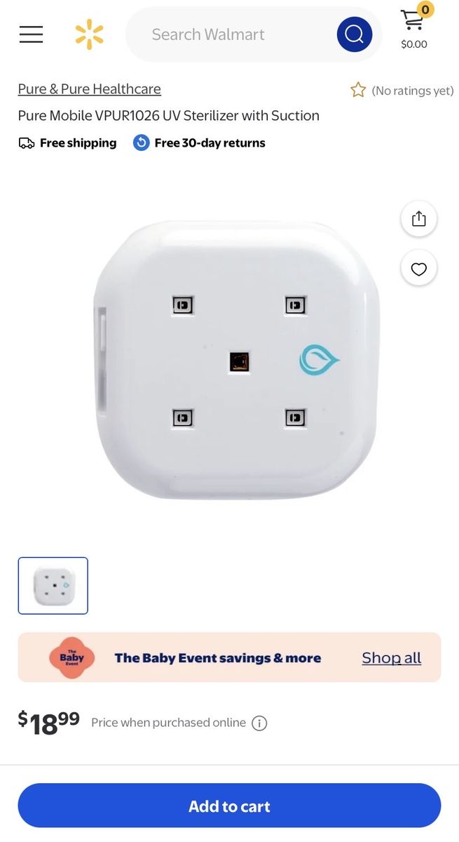 5 PACK UV STERILIZERS iphone baby smartphone toy