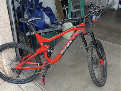 Vitus Sommet CR Mountain Bike Full Suspension Red MTB