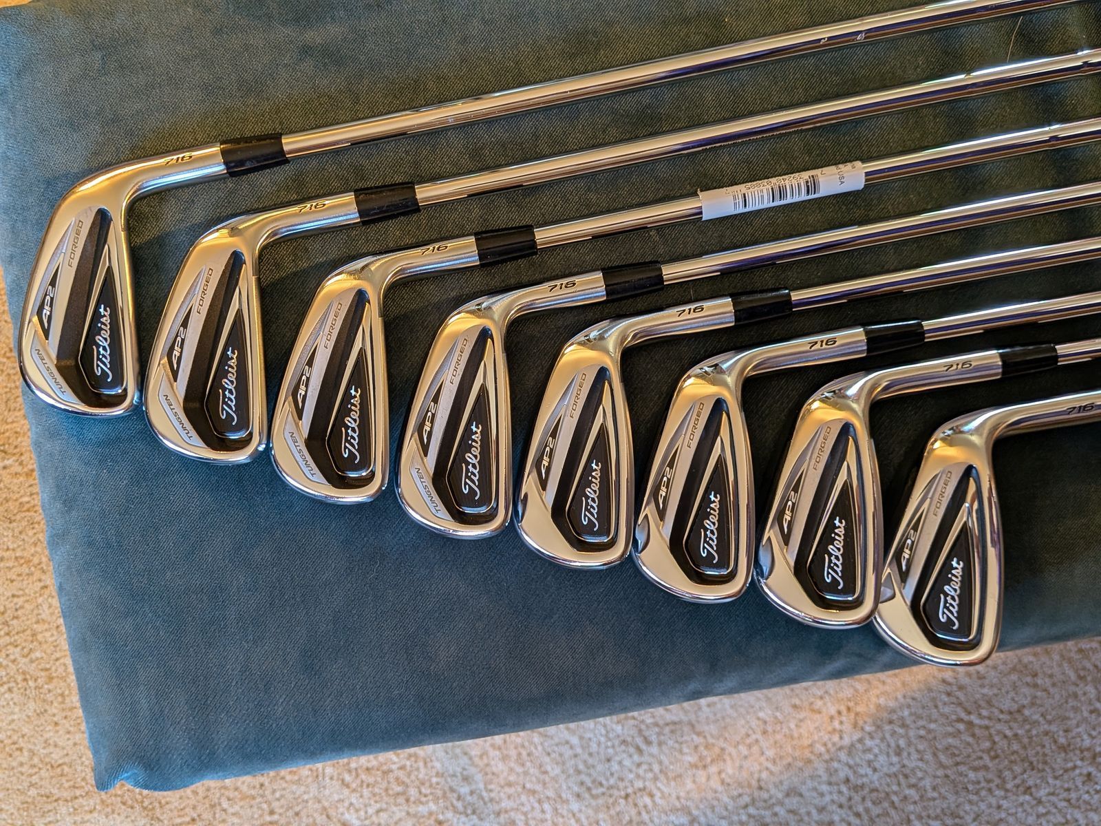 Titleist AP2 716 Iron Set (4-PW, W) - Right Hand, Stiff Flex Steel