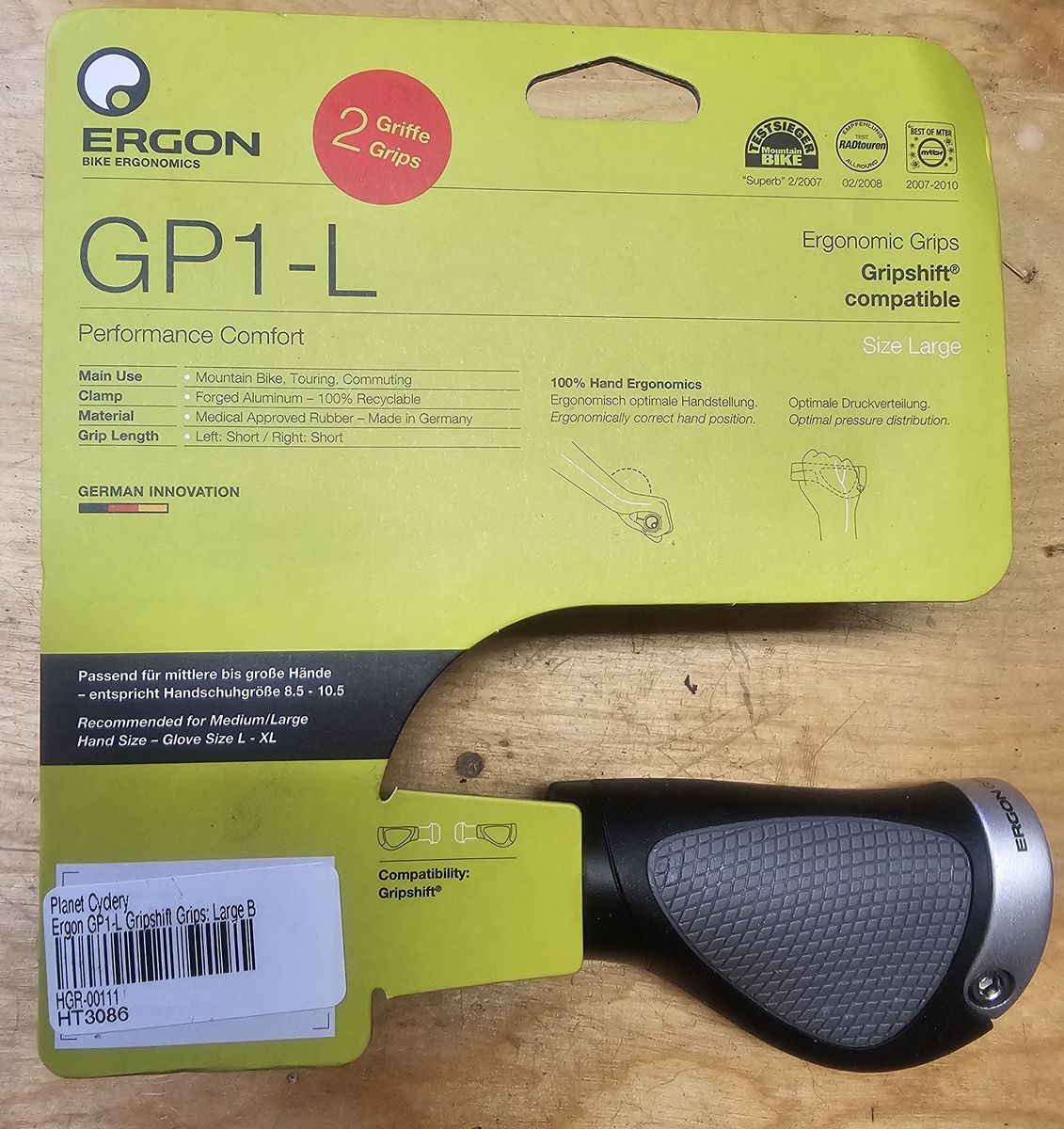 Ergon Grips  GP1 L Ergonomic Bike Grips