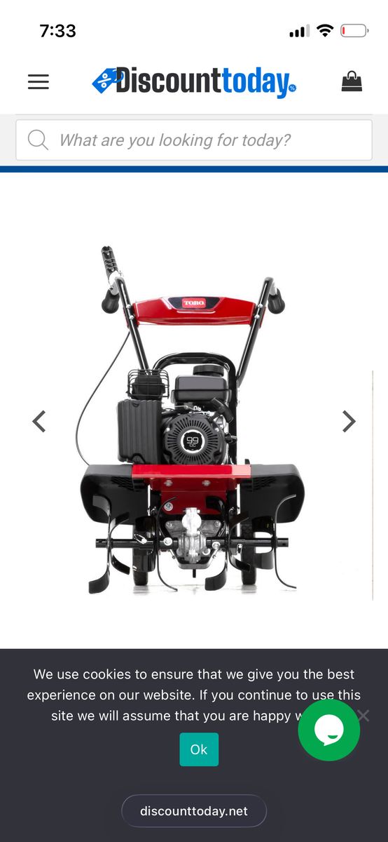 Toro Garden Tiller Rental