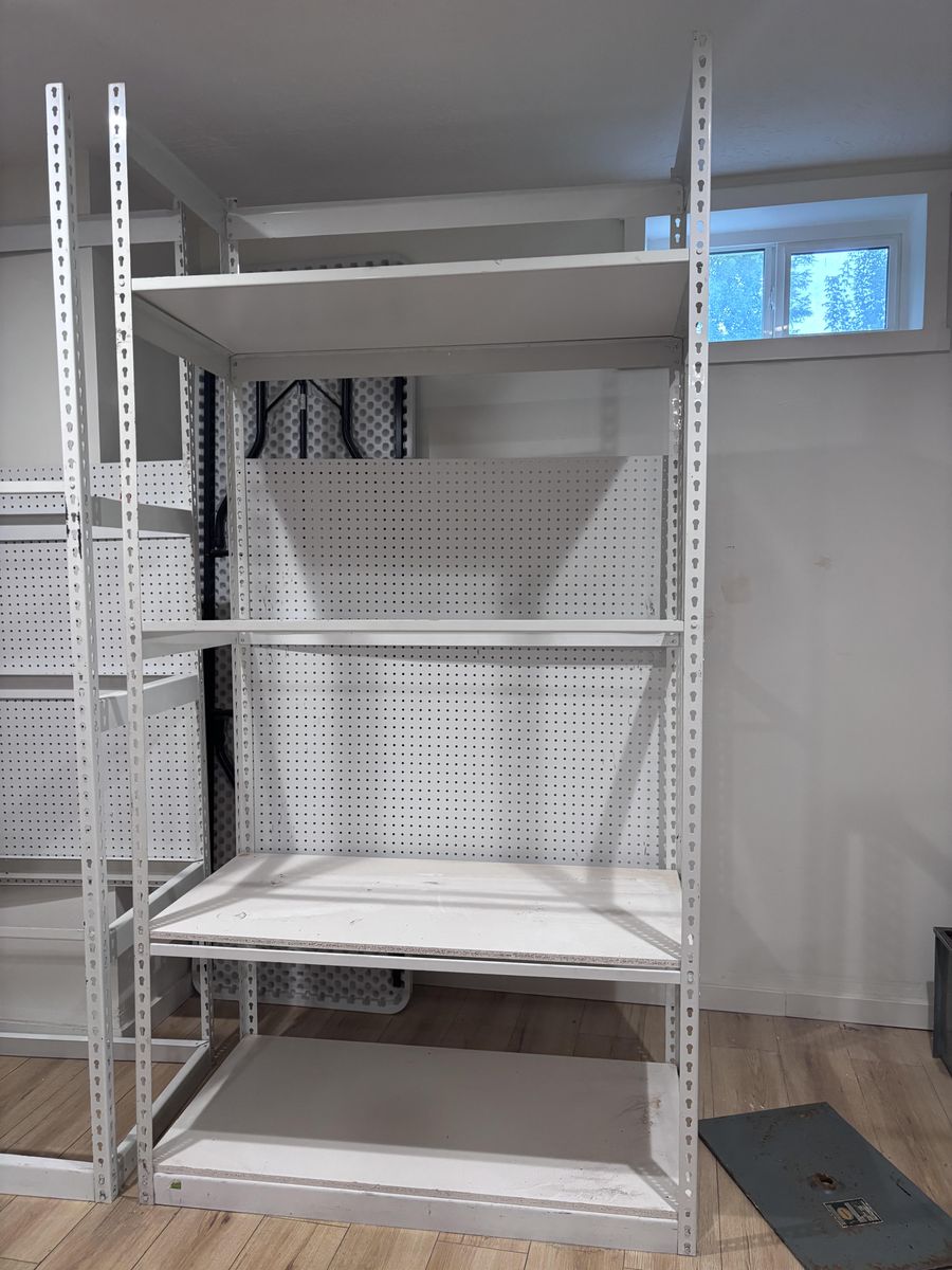 Stand Metal shelves
