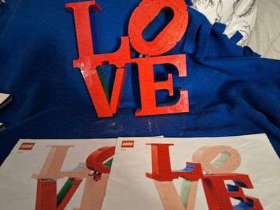 OPENED LEGO LOVE ART