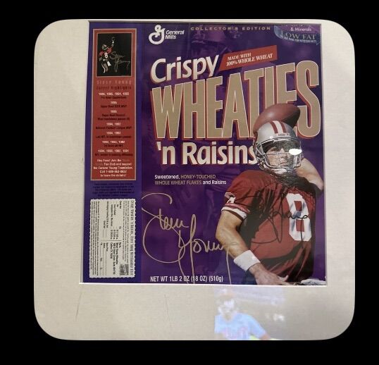 Steve Young Wheaties Box Autograph 49ers Signed