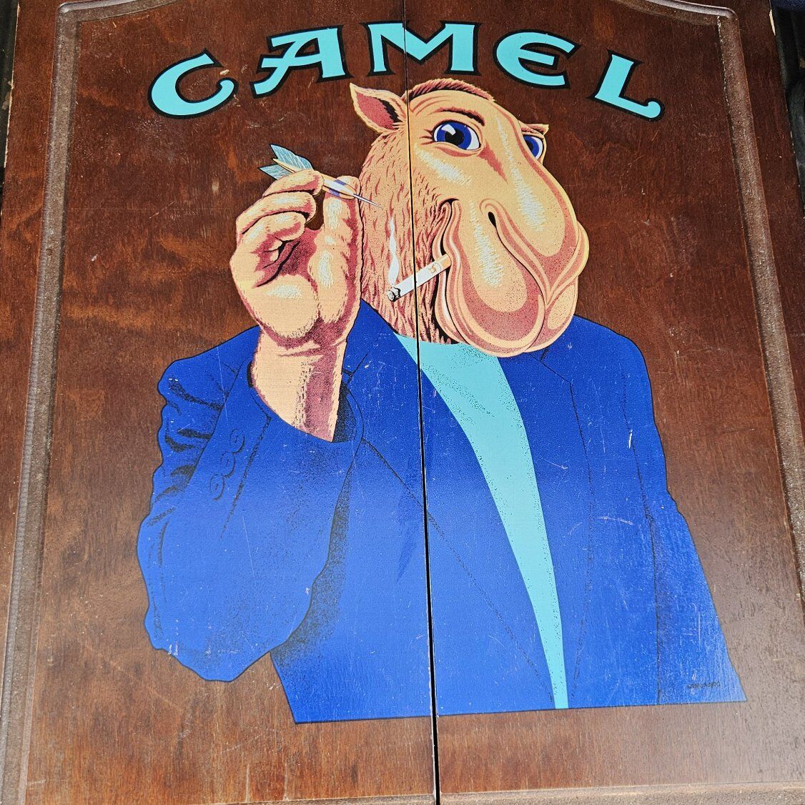 vintage unused dart board