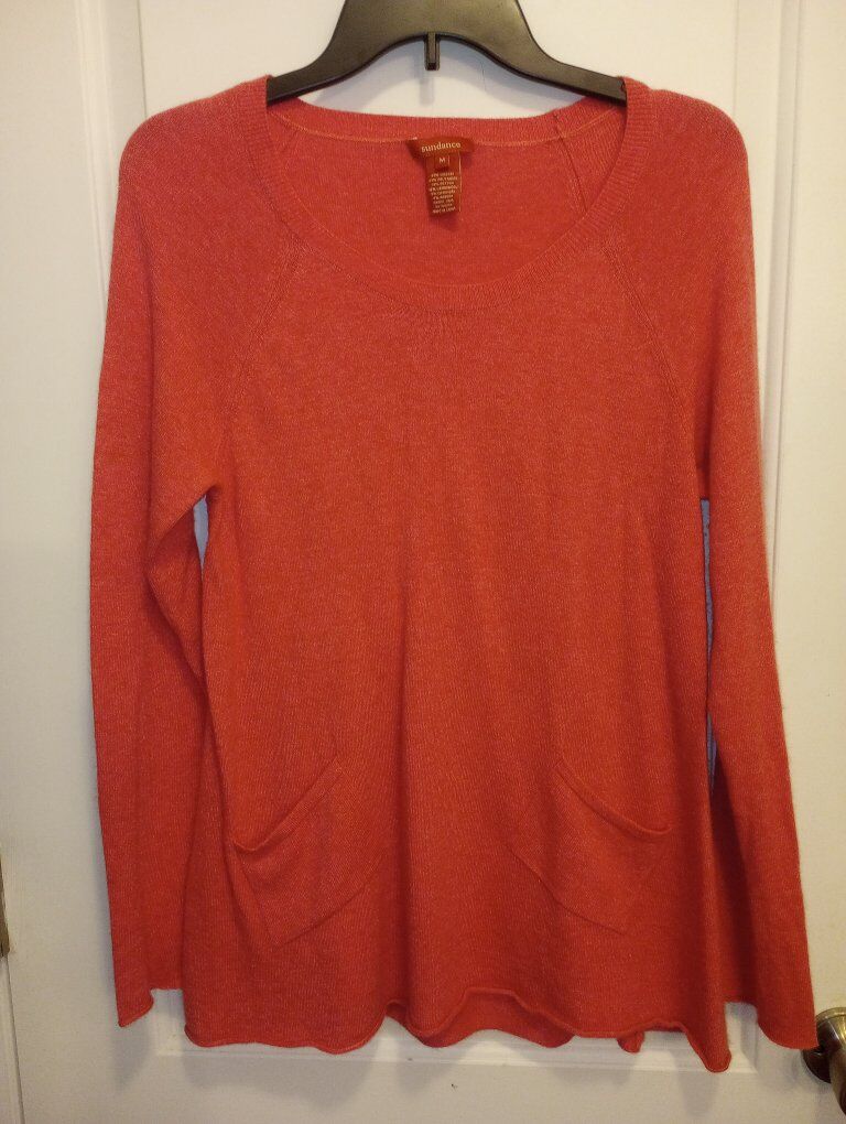 Women's Pink Sweater w/Pockets~Med
