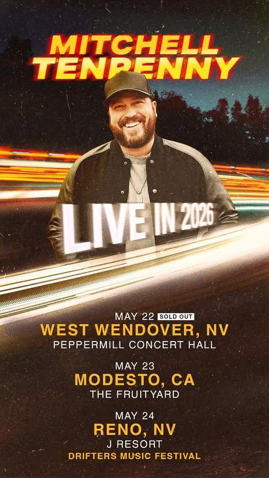 2 Tickets Mitchell Tenpenny 5/22 Wendover