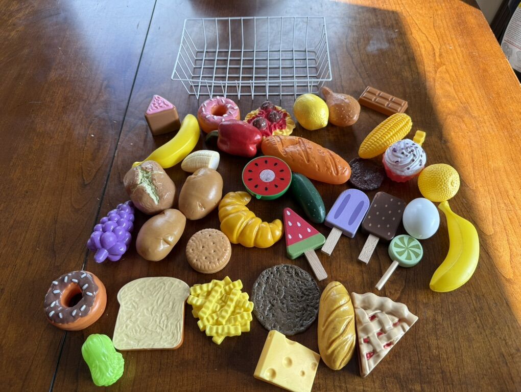 Set Of Kids Play Food