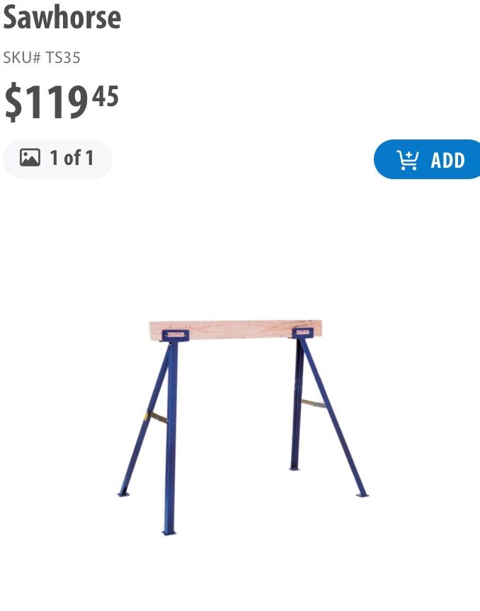 2 sets Of Sawhorses