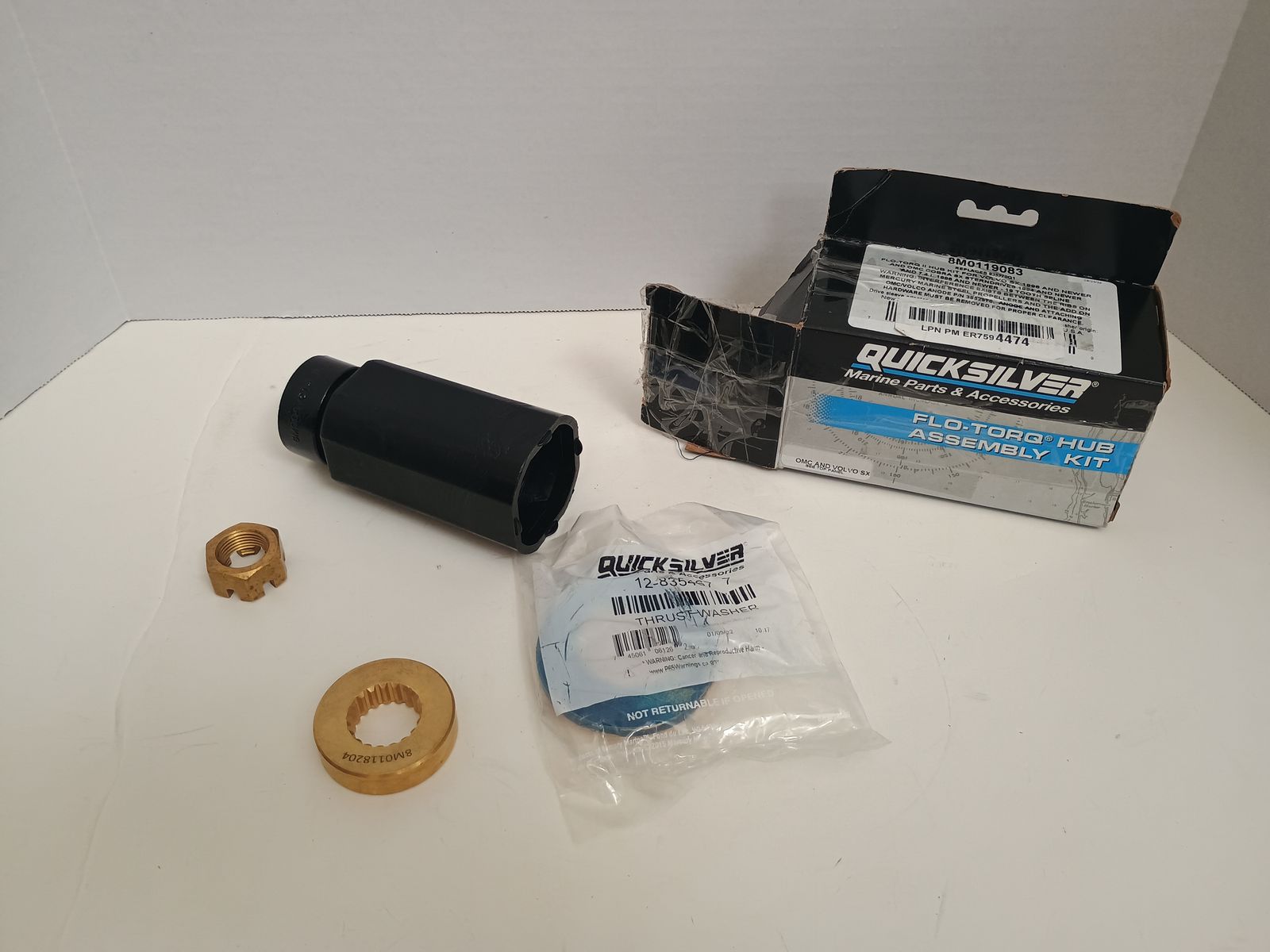 OEM Quicksilver Flo-Torq II Hub Kit VOLVO SX 1996 OMC COBRA SX STERNDRIVES 1994+