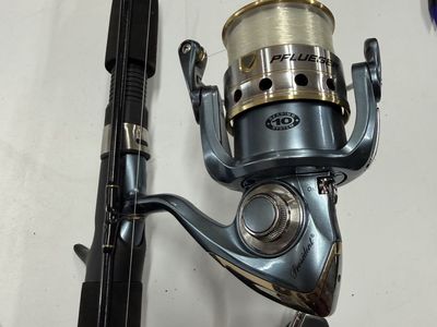 Pflueger President Spinning Reel & Cabela's 6'6" Med Heavy Fishing Rod Combo