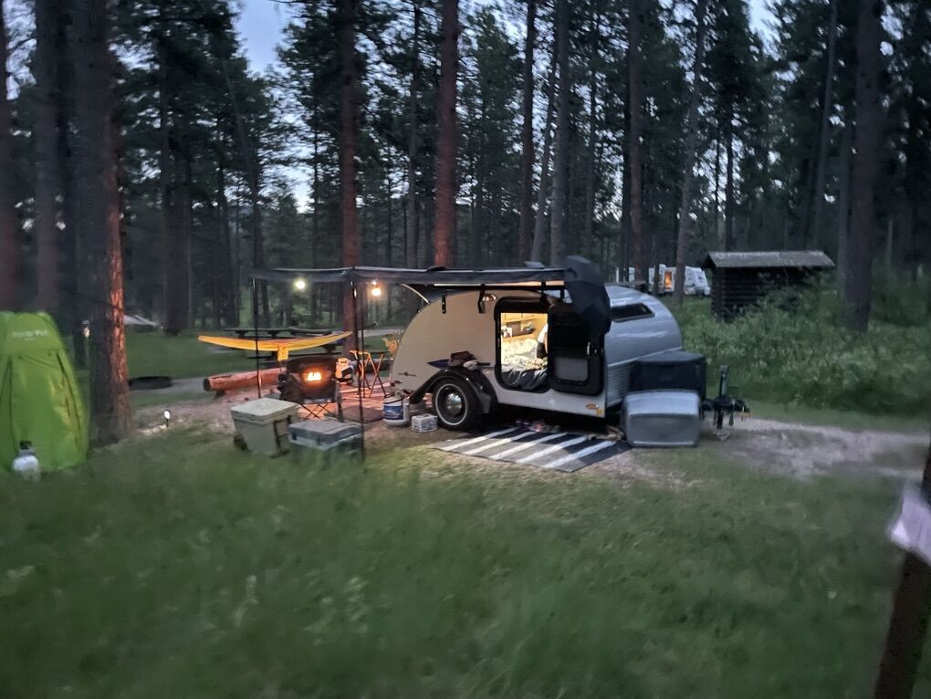 Little Guy Silver Shadow Teardrop Trailer