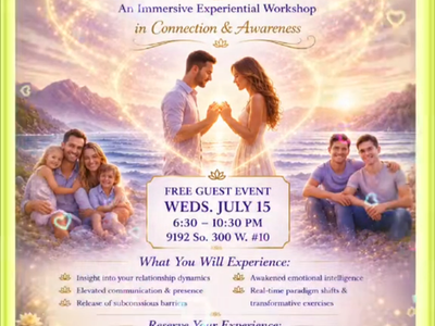 Workshop - July 15 - 18 Success in All Relationships