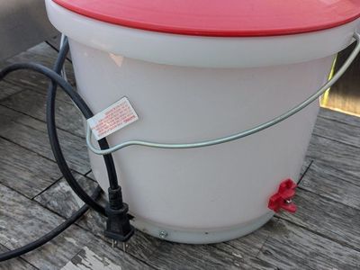 heated waterer for chickens