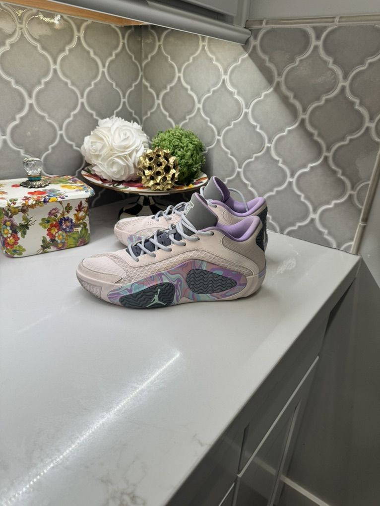 Mens Jordan Tatum 2 Sidewalk Chalk Easter Size 12