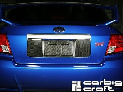 APR Performance Carbon Fiber License Plate Frame for 2008-14 Subaru WRX & STI Sedan Only APR CBX-WRXLIC11