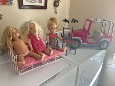 American Girl Doll Sized Items.