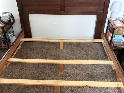 Queen Bedframe Solid Wood