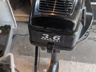 Hangkai 3.6 HP 2-Stroke Outboard Boat Motor with Tiller Handle Extension
